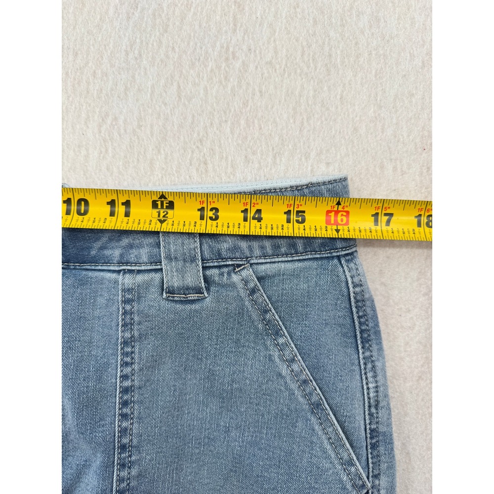 Democracy Ab Technology Light Wash Straight Patch Pocket Jeans Size 12 (32x29) - Picture 6 of 11